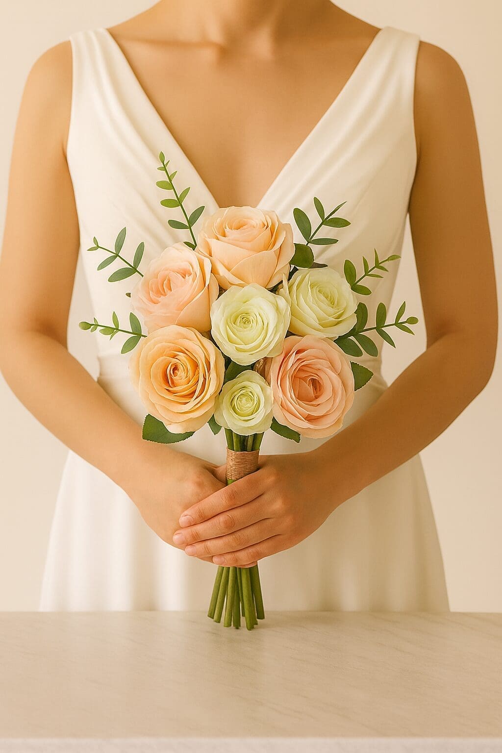 A mix of flowers & greenery